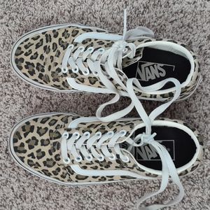 Women's Cheetah Print Vans